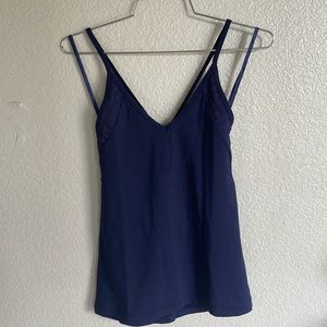 Lorna Jane mesh cross back tank top